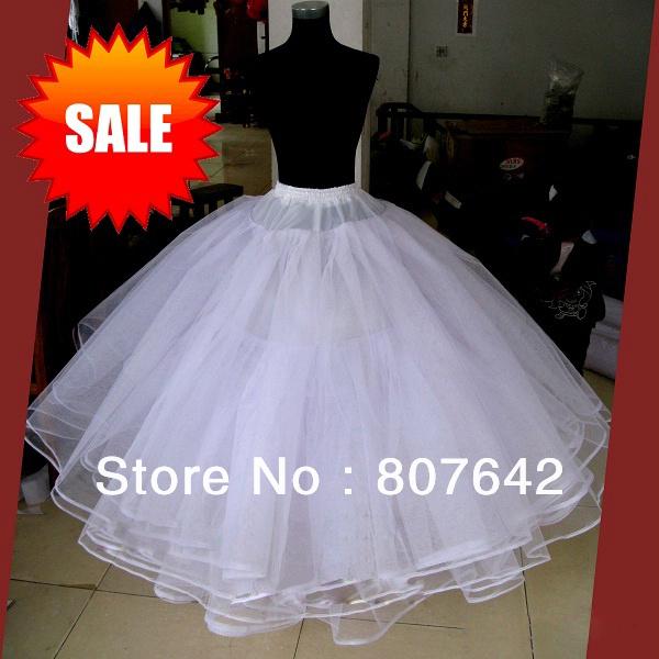 Hot sale NO Hoop 6 layers Wedding Bridal Gown Dress Petticoats Petticoat Wedding Underskirt Crinoline Wedding Accessories Sky-P016