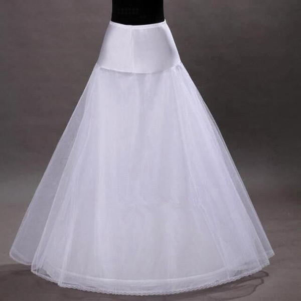 2019 Wholesale In Stock A-line Petticoat Cheap Bridal Accessories Bridal Slip for Wedding Dresses Bridal Underskirt