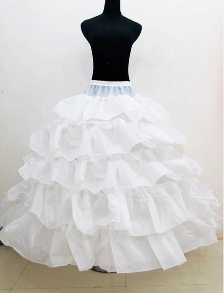 Fast Shipping 2018 New Bridal Petticoat Cascading Ruffles Ball Gown Petticoat Three Crinoline Petticoat Under Bridal Wedding Dresses