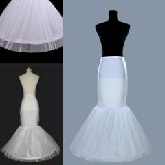 Mermaid White Petticoats slip 1 Hoop Bone Girls Wedding Dress Crinoline Bridal Gown Cheap Best Petticoats