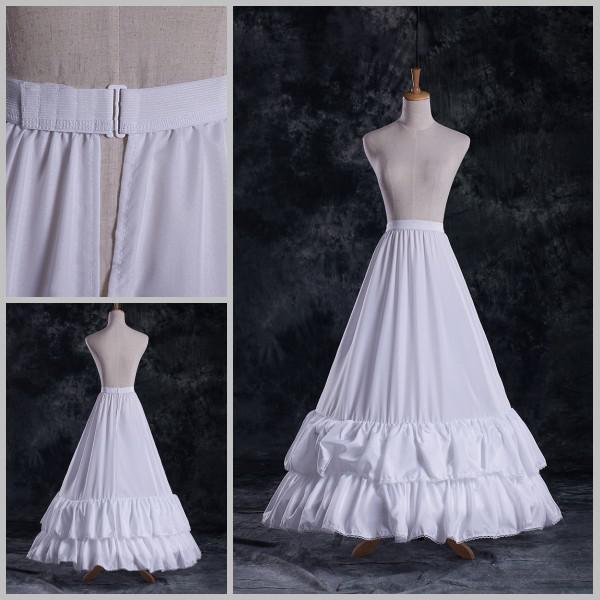 DL09760 Fashion Wholesale Hot Sales Cheap A Line Bridal Petticoats Wedding Underskirt Crinolines Bridal Accessory with lining