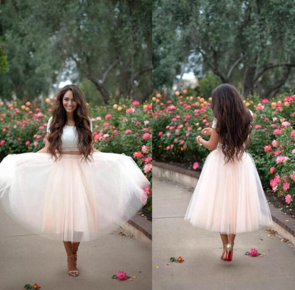 Blush Pink Tulle Skirts Custom Ball Gown Women Skirts Tea Length Many Layers Party Dresses Cheap Skirts With Elastic Waist Plus Size