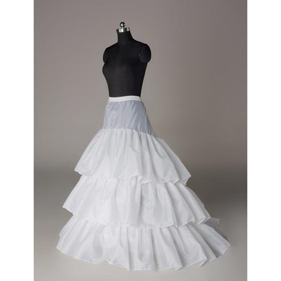 A Line Petticoat With Train Layers High Quality Petticoats Bridal Accessories