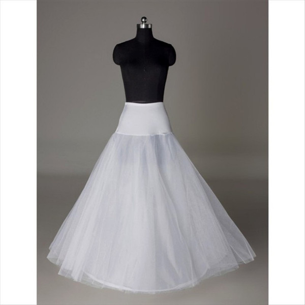 2015 Hot Sale 1 Hoop A Line Bone Petticoats For Wedding Dress Wedding Skirt Accessories High quality