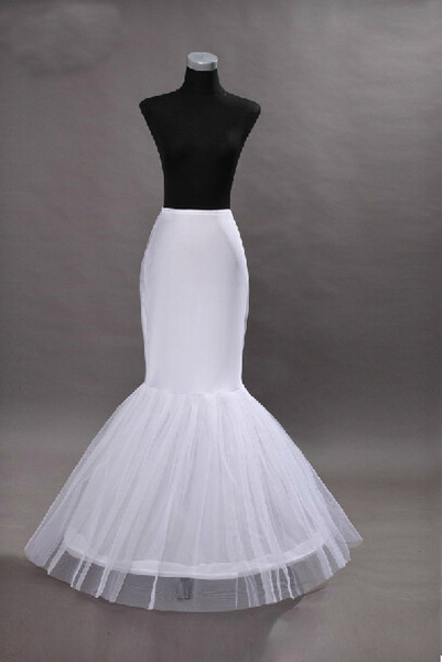 Fishplate Mermaid Wedding Petticoat Underskirt Bridal Crinoline Slip For Wedding Dresses