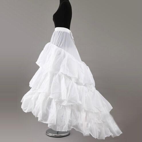 Newest Gorgeous petticoat crinoline train Bridal Accessories wedding dresses petticoat Hot sale