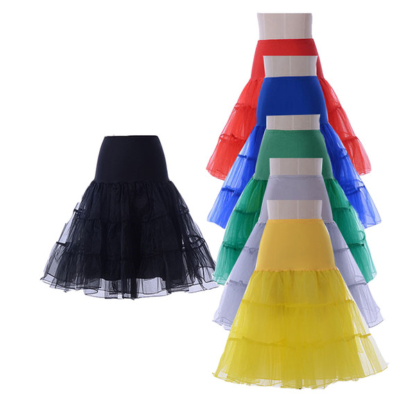 Short Organza Petticoat Crinoline Vintage Wedding Bridal Petticoat for Wedding Dresses Underskirt Rockabilly Tutu