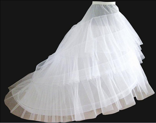 White Wedding Accessories Mermaid Bridal Wedding Petticoats Slip 1 Hoop Bone Girls Crinoline Underskirts For Wedding Bridal Dresses