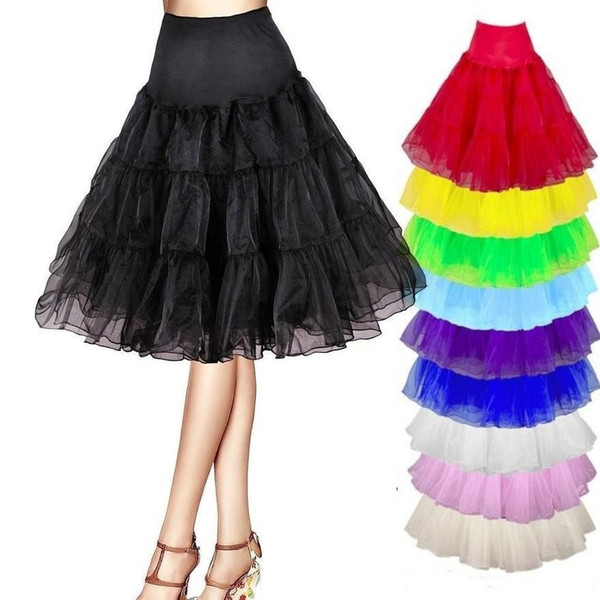 Women's 50s Vintage Rockabilly Petticoat 25
