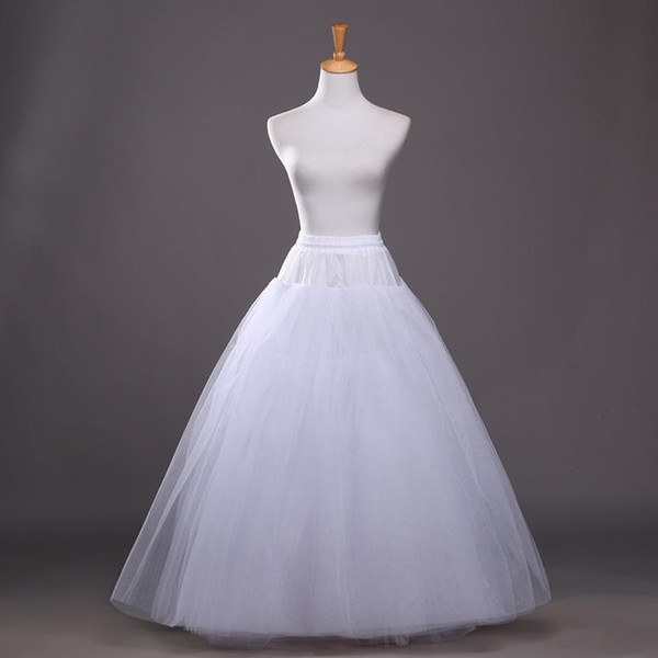 Organza Tulle Ball Gown Bridal Petticoat 2018 4 Layers Wedding Petticoat New Dance Wear For Gowns