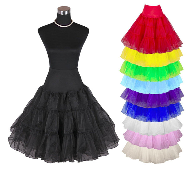 Cheap In Stock Women's 50s Vintage Rockabilly Petticoat 25