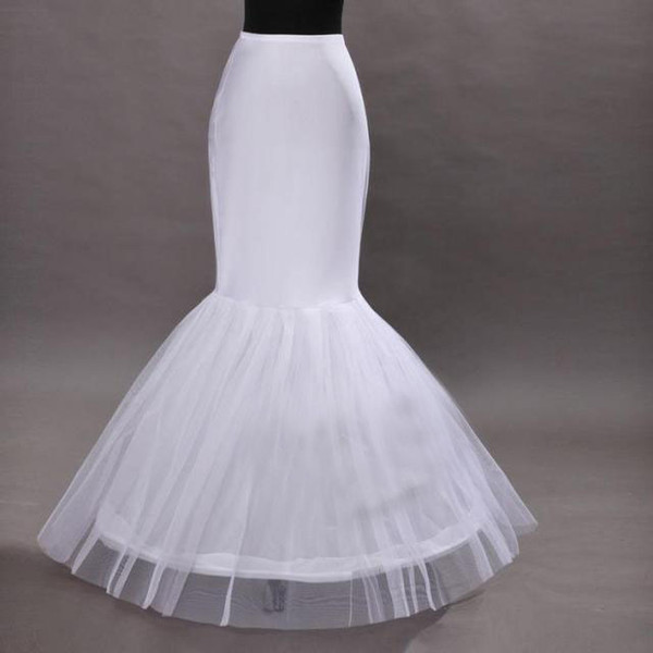 Amazing Cheap 2022Mermaid Wedding Dress Petticoat Mermaid Ball Gown Slip Floor Length Hoop Skirt Petticoat Crinoline Underskirt