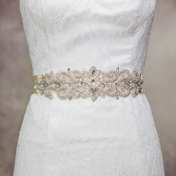 Crystal Wedding Belt Rhinestone Czech Stones Bride Bridal Belt Sashes Wedding Accessories Evening Dress Belt Sashes