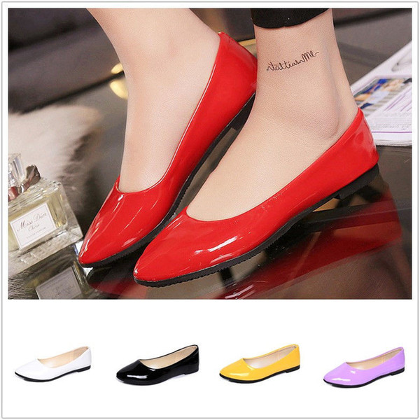 Women's Outdoor Flat Cleats Shoes Casual Slip On Round Toe Fashion Plus Size Wedding Bridal Bridesmaid Shose Fashion New