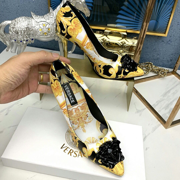 women heels head pattern fashion luxury designer pumps women dress shoes plus size hot sale sandal bridal wedding shoes