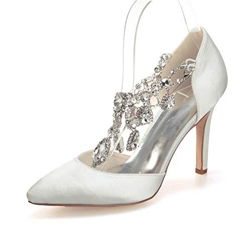 Clearbridal ZXF0608-22 Women's Crystal Wedding Bridal Shoes