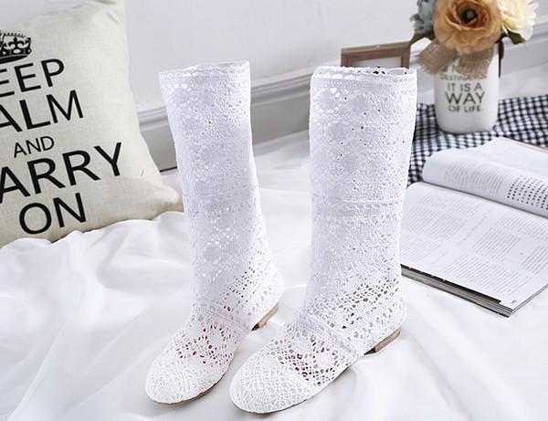 Knitting Crochet Riding Boots Wedding Shoes in Casual Style Creative Comfortable Home Wear Women's Boots in Lovely Colors