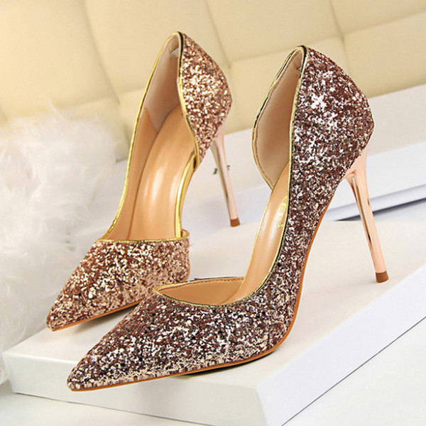 Charming Women Pumps Extrem Sexy High Heels Women Shoes Thin Heels Female Shoes Pointed Toe Wedding Shoes