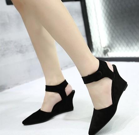 2017 FREE SHIPPING fashion sexy European and European pointed toe sweet color women dress bride wedding shoe 304