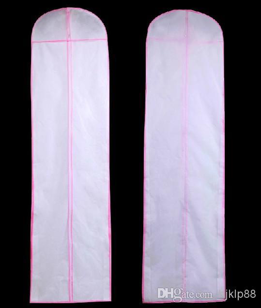 180CM Ultra Long Size Free Shipping No Logo Wedding Dresses Gown Garment Storage Bag Garment Bags Cover Evening Dust Cover Bridal Accessorie