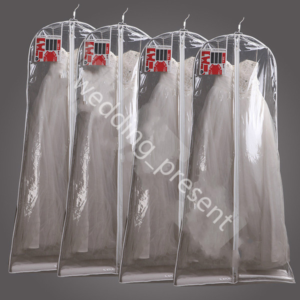 Hot Sale Fashion Wedding Dress Bags See Through Prom Party Evening Dresses Dust Covers Bridal Accessories Garment Bags Travel Storage Covers