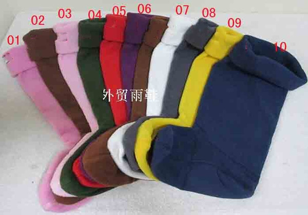 2019 New Women Rainshoes Inner Liner Winter Warm Socks Rain Shoes Fleece Socks