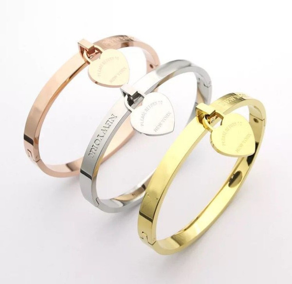 Designer Jewelry Single Peach Heart Button Gold Bracelet Rose Gold Heart Ring free shipping