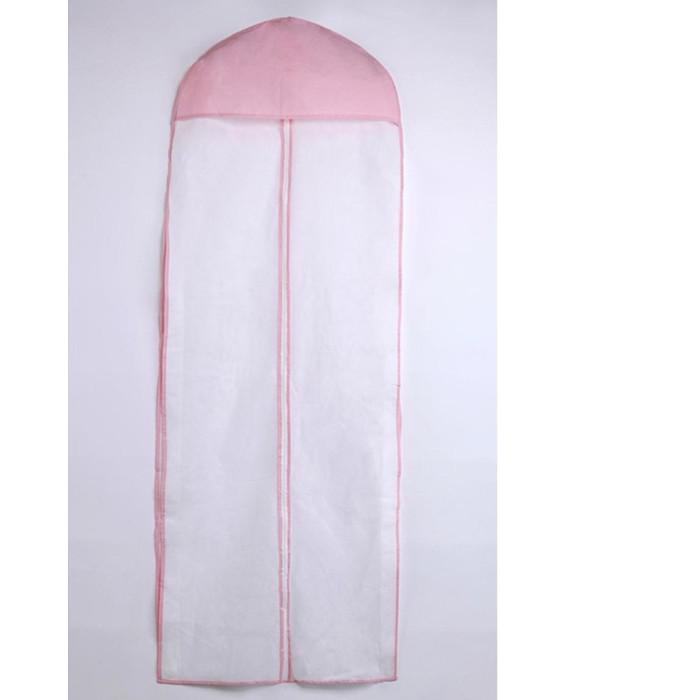 Free Shipping New free shipping no signage pink white cheap wedding evening dress dust coat storage bag