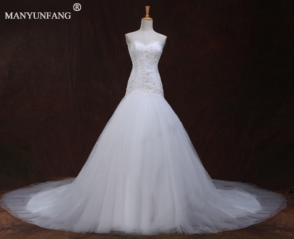 New Dubai Elegant Sweetheart A-line Wedding Dresses Sheer Lace Appliques Beaded Vestios De Novia Bridal Gowns