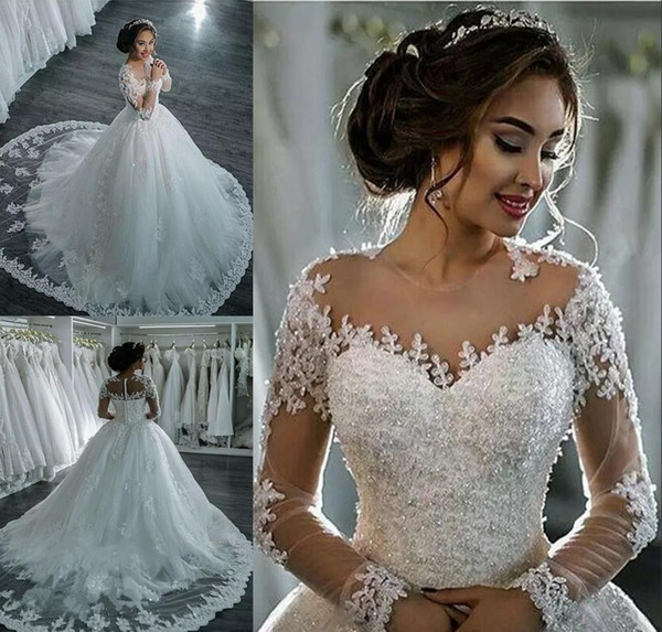 Gorgeous Beach Wedding Dresses Sheer Neck Cap Sleeves Appliques Lace Chiffon Floor Length Backless Wedding Dresses Cheap Bridal Dresses