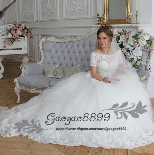 Vintage A-Line wedding dresses with beaded lace applique lace up country Wedding Gowns sweep train plus size gorgeous vestido de novia