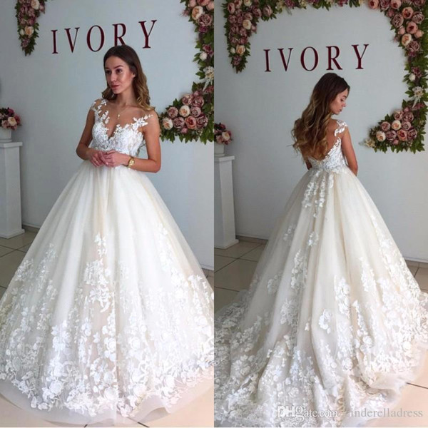 Lace Cap Sleeves Maternity Wedding Dresses Sheer Neck A Line Pregnant Backless Beach Court Train Plus Size Bridal Gowns BA6429