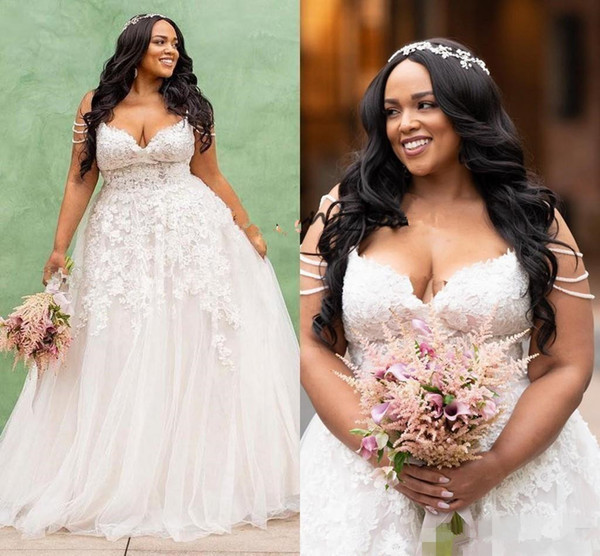 Plus Size Sexy Wedding Dresses New Style Hot Selling Custom Empire Applique A-Line Tulle Lace Bridal Gowns Vestidos De Novia W283