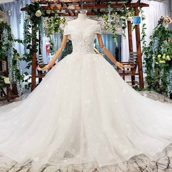 2022Latest boho wedding dresses Sweetheart Neck Off the Shoulder Short Sleeve Lace Up Back Short Sleeve Lace Up Back sexy wedding dresses