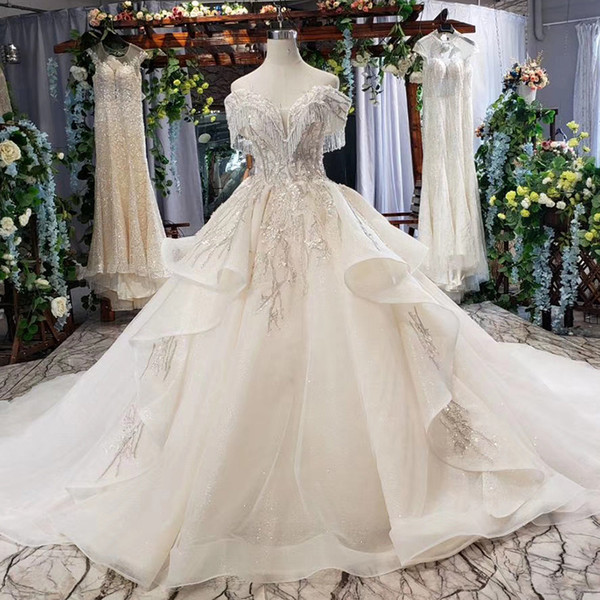 2022bohemian wedding dresses bridal gowns sweetheart neck off the shoulder short sleeve backless lace up back plus size wedding dresses new