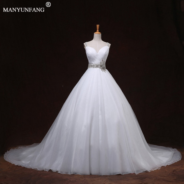Winter Bohemian Ball Gown Wedding Dresses Sweetheart Neck Lace Appliques Royal Train Boho Beach Long Bridal Gowns