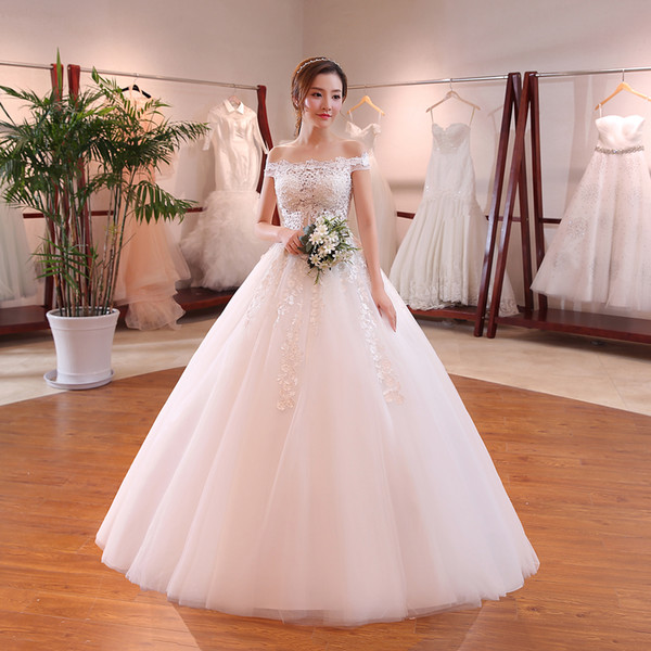 lace wedding dresses printing pearis beading crystal tiered skirts wedding dress robes de soirée robes de mariée