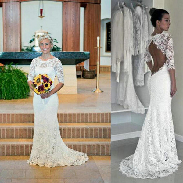 wedding dresses beach Wedding Dresses vestido de novia wedding dresses bridal gowns A-Line Sweep-Train Mother's Formal Wear CK025