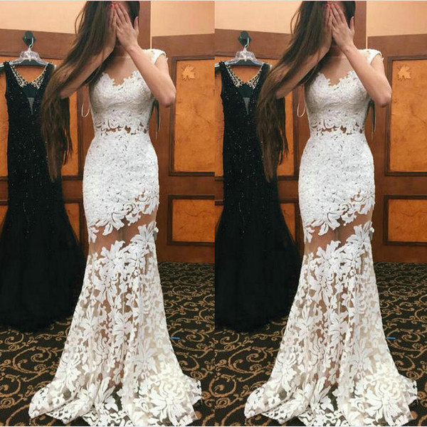 wedding dress plus size wedding dresses White Floor-Bength Lace Hollow v-neck Cocktail Dresses New style Custom size CK079