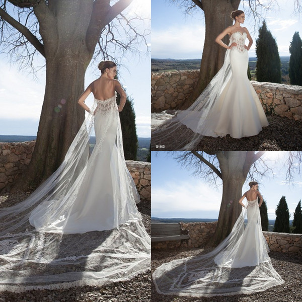 2015 Mermaid Wedding Dresses Sexy Sweetheart High Quality Stain Summer Delicate Lace Chapel Train Bridal Wedding Gowns