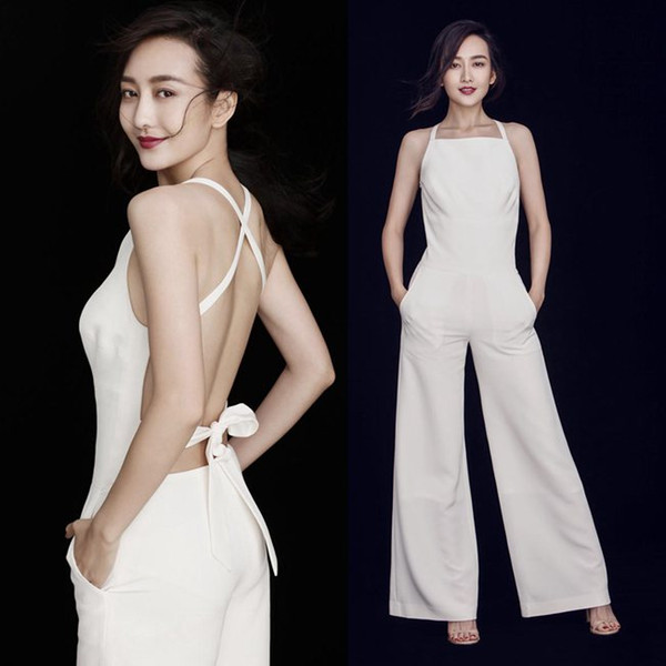 New Arrival Special Square White Simple Open Back Ankle Length Sleeveless Custom made Wedding Gown Sexy