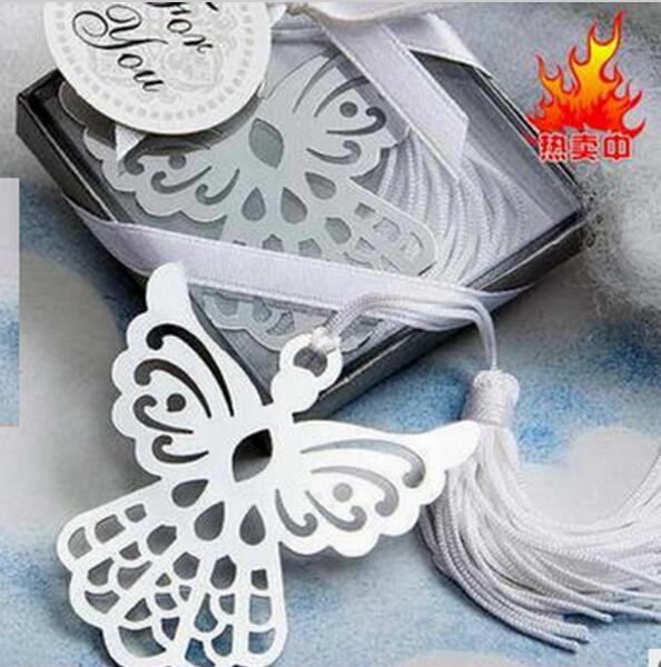 Graceful angel shaped metal bookmark Tassel wedding favor baby shower gift birthday party favors