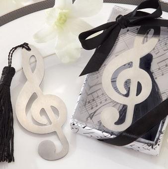 fashion musical note bookmark for wedding decoration baptism favors and gifts recuerdos para bautizo baby shower Free 