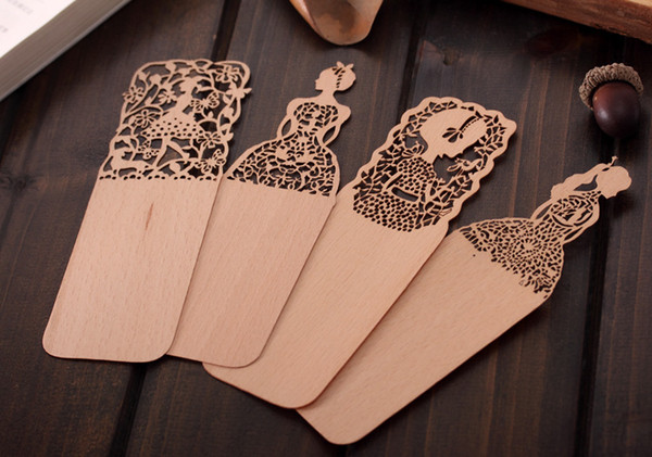 Wholesale Lot Beautiful Vintage Thin Wooden Bookmark Creative Present Souvenirs Kawaii Chinese Style Bookmark for Book Cute Girl Gift