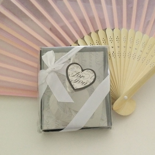 DHL Free Wedding favors gifts stainless steel double Love hearts bookmark with White tassel Baby Shower souvenir gift bookmark