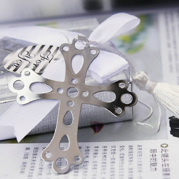 200pcs wholesale Fashion Special Design wedding decoration Cross Bookmark wedding baby shower party favors gifts WA2600