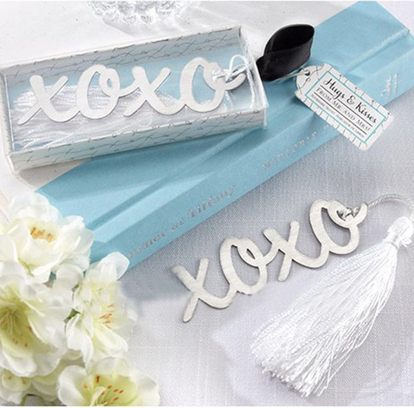 New In Box Magnetic Bookmark Xoxo Letter Vintage Bookmark For Books With Tassel Exquisite Gift For Kids
