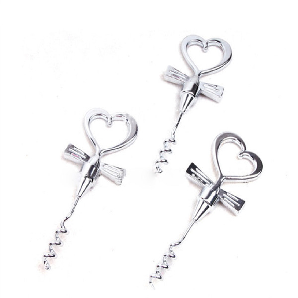 Wine Bottle Opener Heart Shaped Novelty Great Combination Corkscrew Stopper Elegant Heart Shaped Sets Wedding Favors Gift