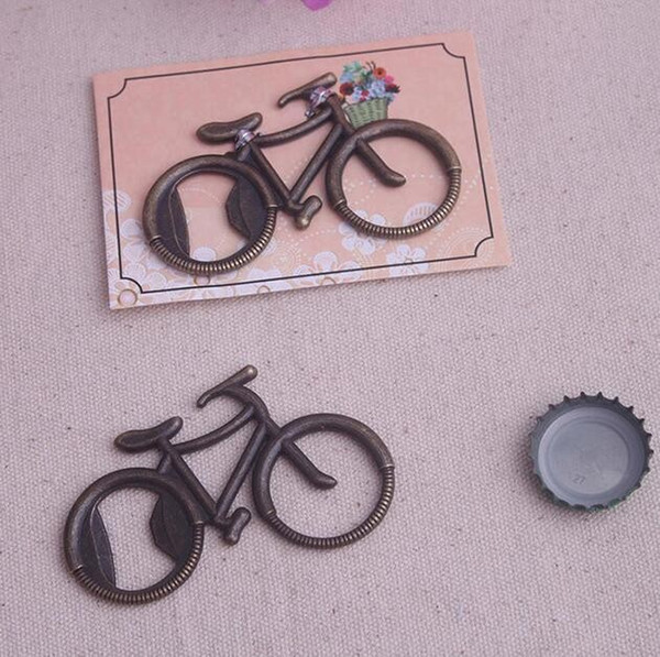 50 pcs vintage bicycle bike shaped wine bottle opener wedding party favor guest gift present #001