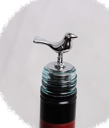 Wholesale -200pcs Love bird chrome wine bottle stopper Wedding bridal shower party favor guest gift Love Birds bird Stopper